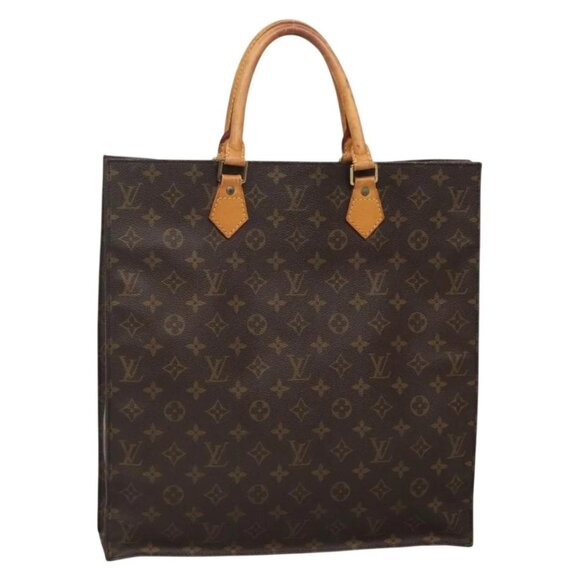 LOUIS VUITTON Monogram Sac Plat Hand Bag - Picture 1 of 16
